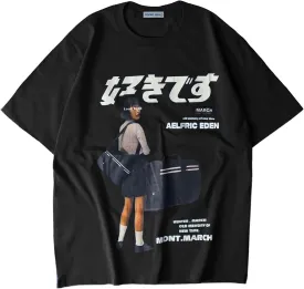 Aelfric Eden Mens Oversized Graphic Tee Summer Unisex Hipster Printed Casual Harajuku Top Tshirt