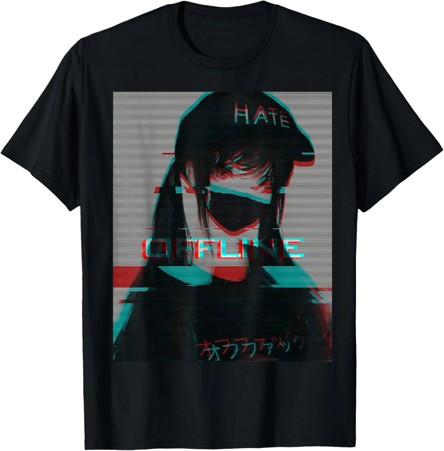 Aesthetic Vaporwave Japanese Futurism Tee Anime Retro Hentai T-Shirt