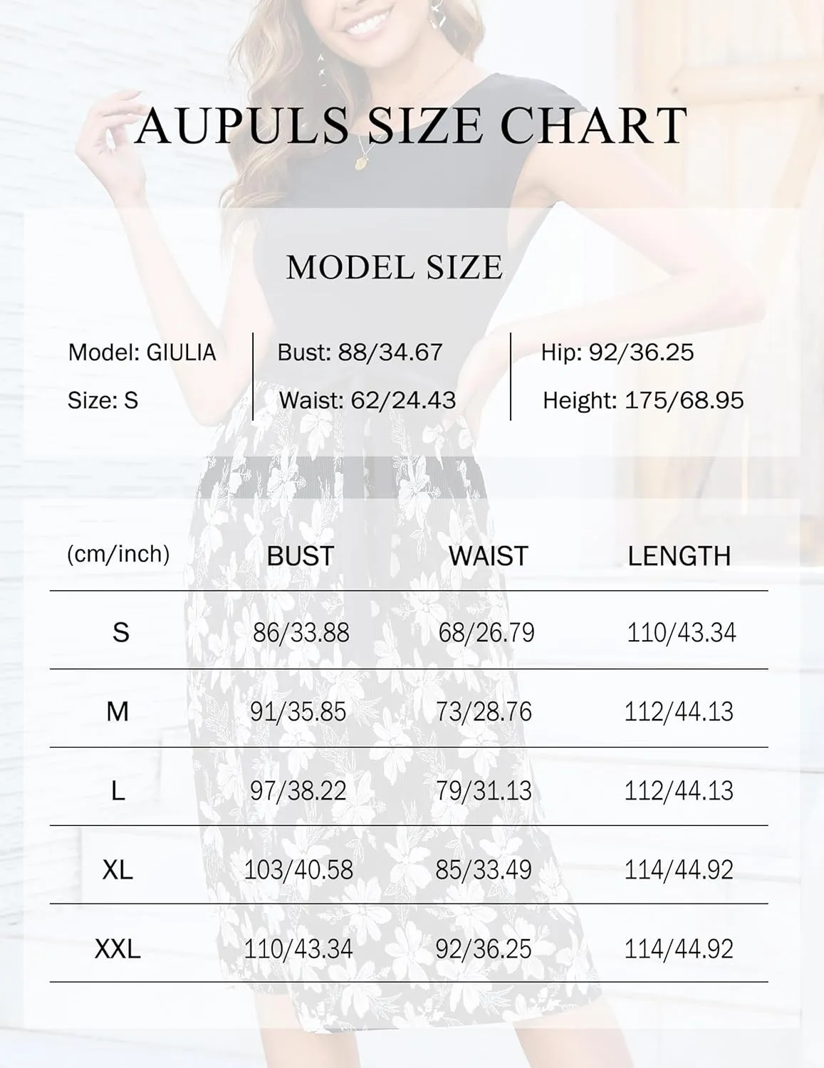 Aupuls Womens Floral Dresses Pleated Belted Casual A Line Midi Beach Wedding Guest Dress