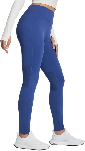 baleaf Women's Fleece Lined High Waisted Workout Leggings Tummy Control Thermal Warm Tights Winter Running Ski Gear 27''