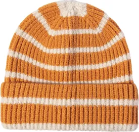 CORIRESHA Unisex Fashion Striped Beanie Cuffed Winter Warm Cozy Chunky Rib Knit Hat