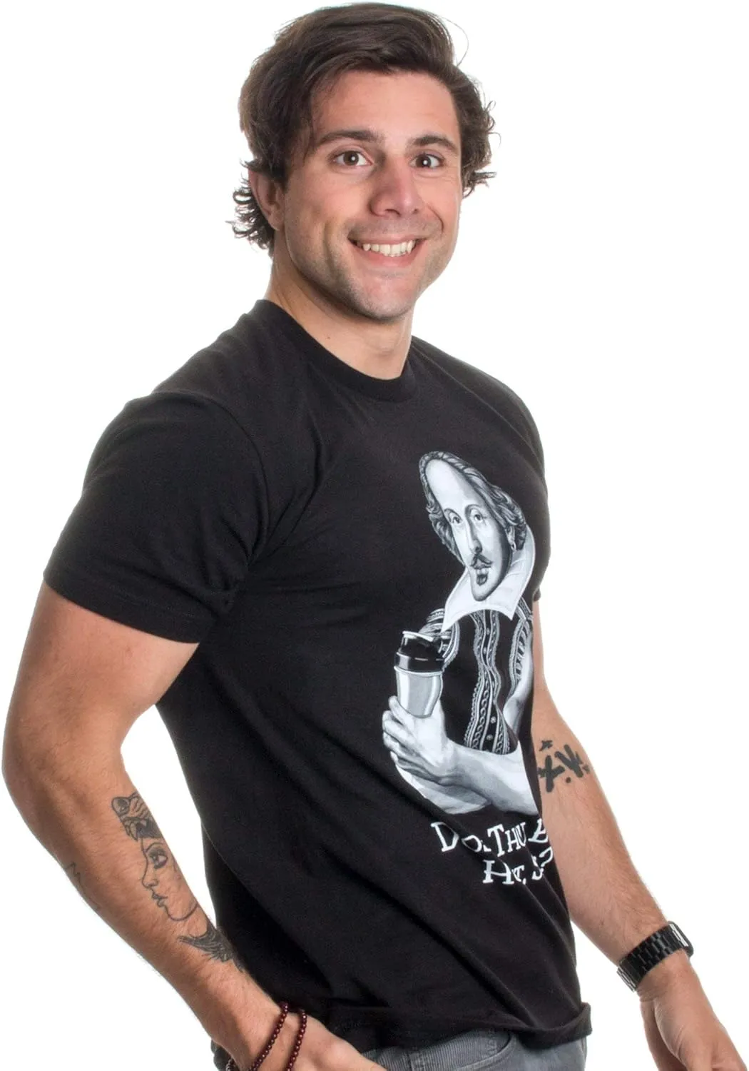 Dost Thou Even Hoist Sir? | Funny Workout Weight Lifting Shakespeare Gym T-Shirt