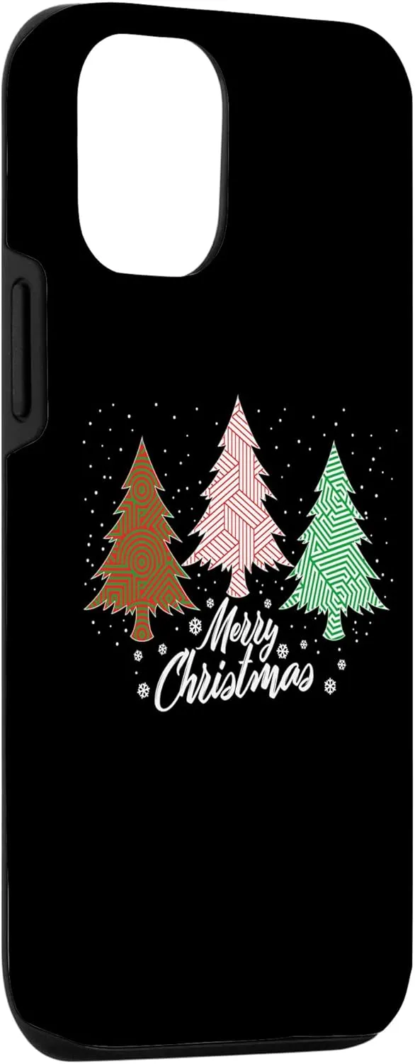 iPhone 13 Merry Christmas Nordic Geometric Patterns Tee, Classic Chris Case