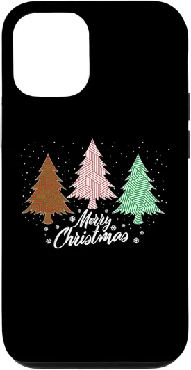 iPhone 13 Merry Christmas Nordic Geometric Patterns Tee, Classic Chris Case