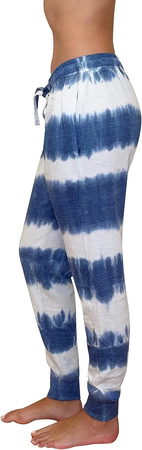 Just Love Loop Terry Tie Dye Jogger Pants for Women