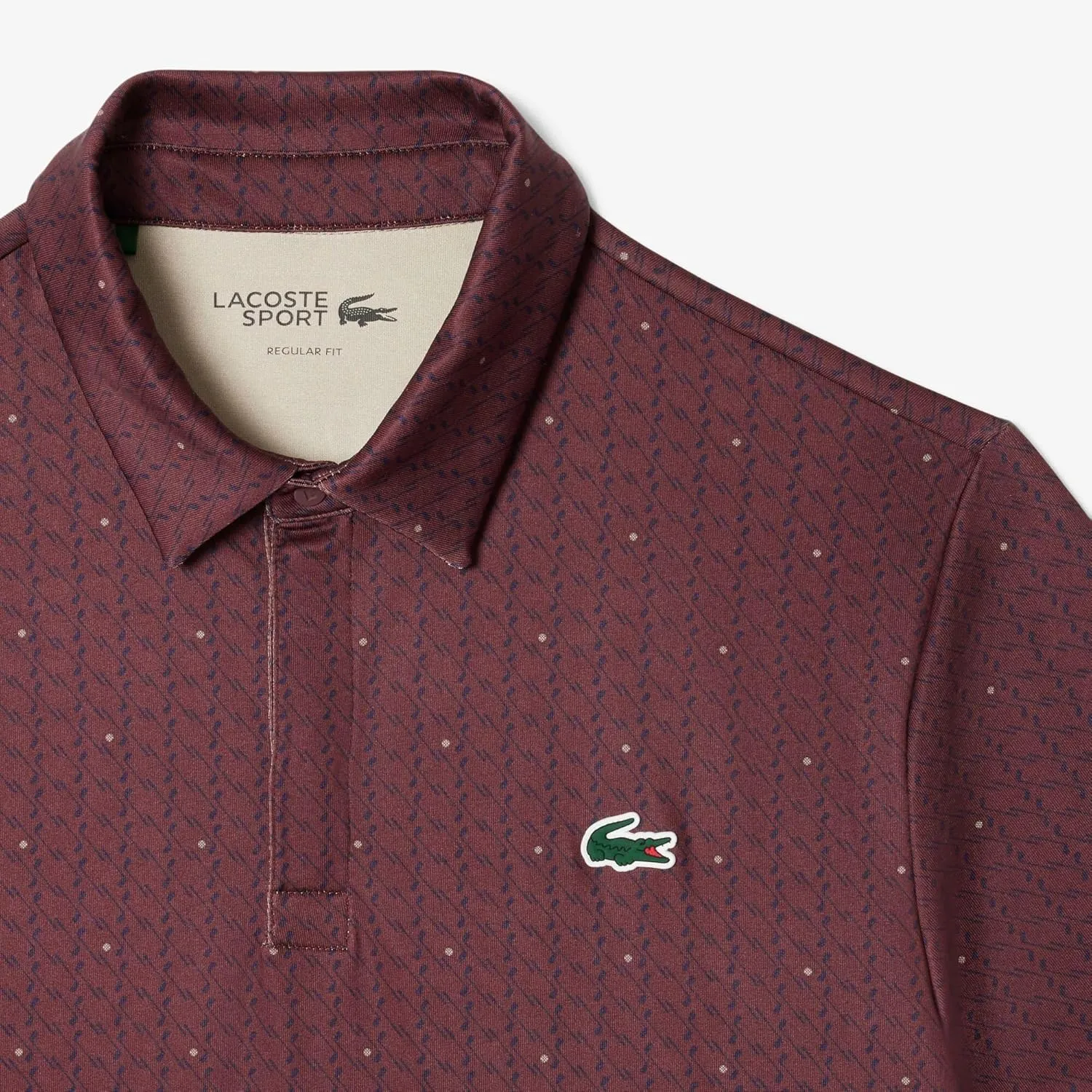 Lacoste Men's Anti-uv Printed Golf Polo Shirt
