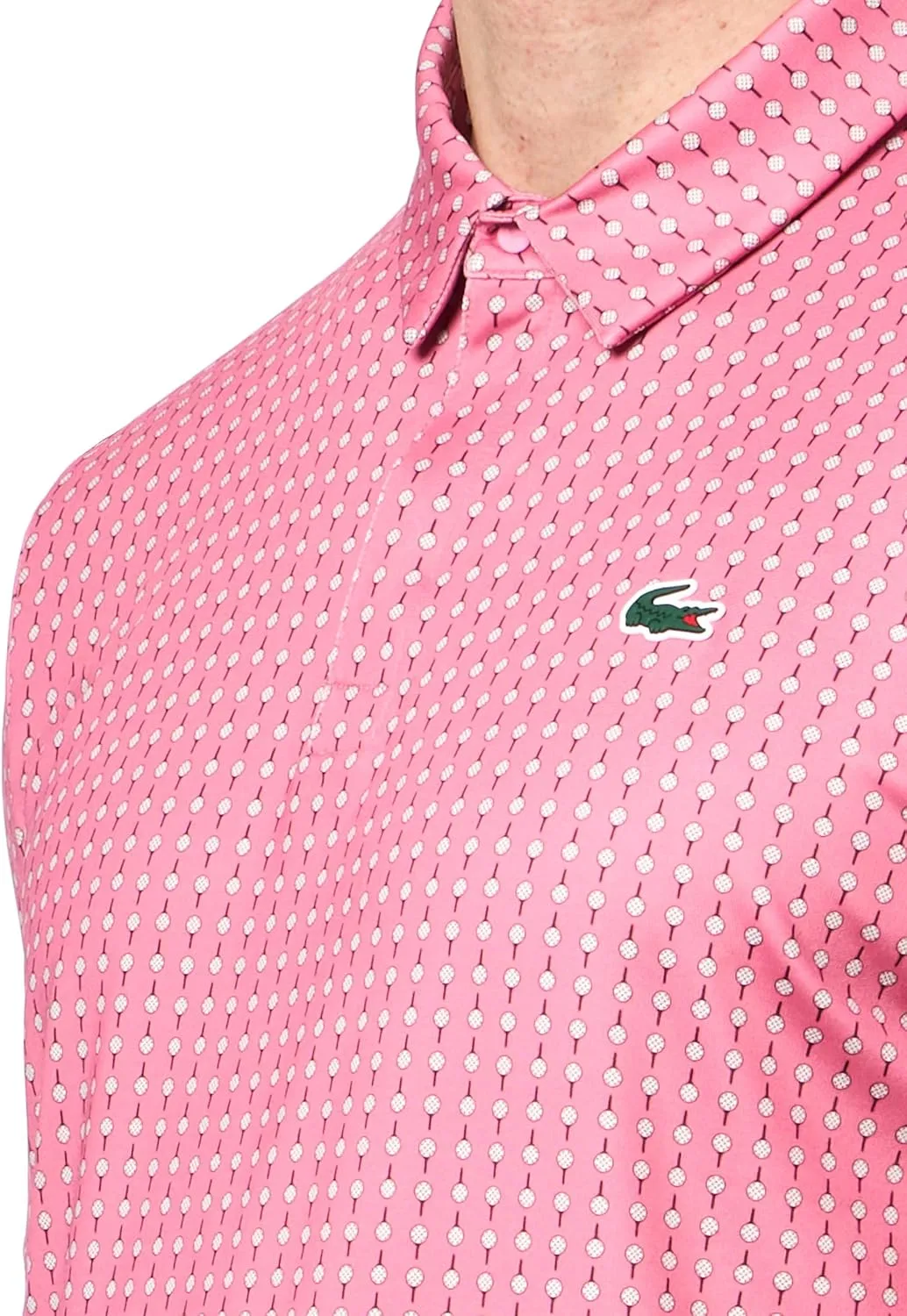 Lacoste Men's Anti-uv Printed Golf Polo Shirt