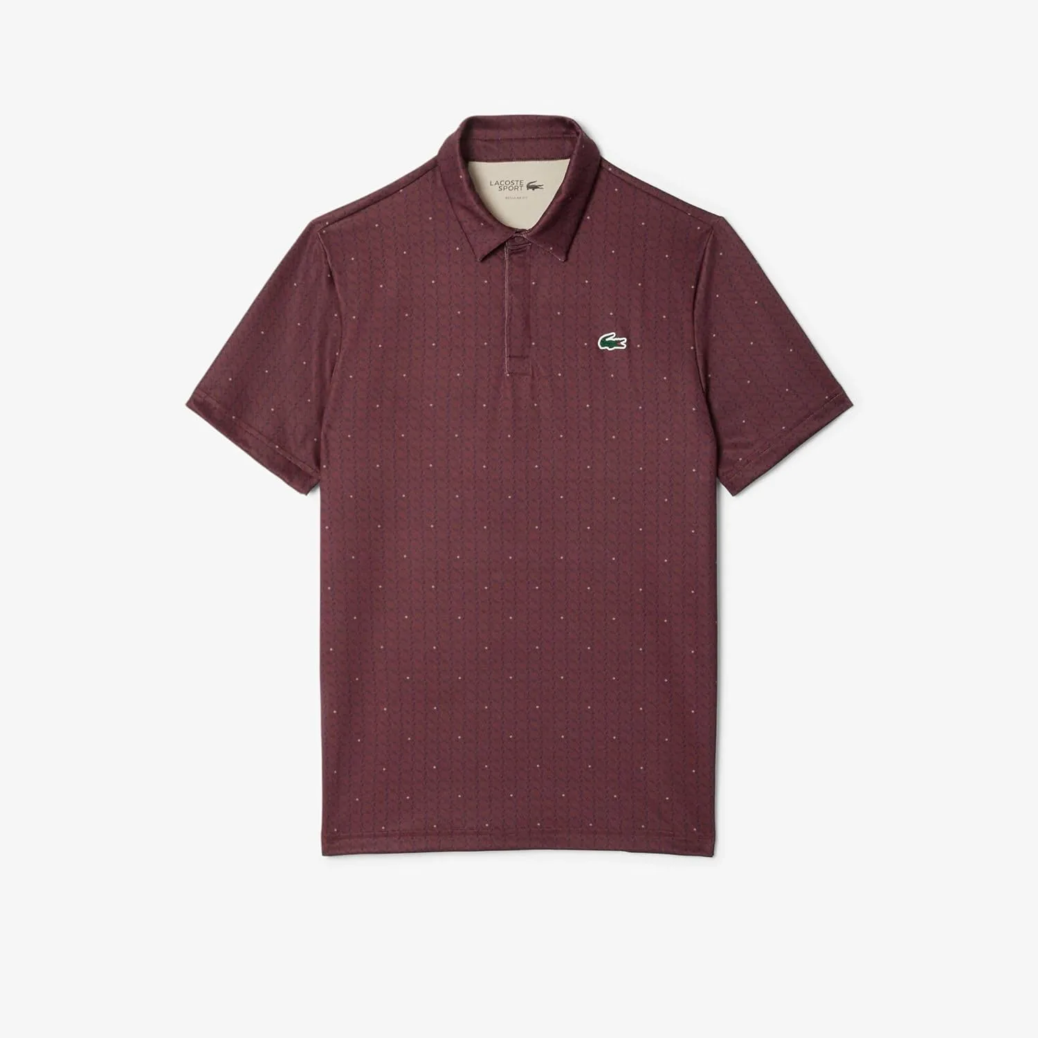 Lacoste Men's Anti-uv Printed Golf Polo Shirt