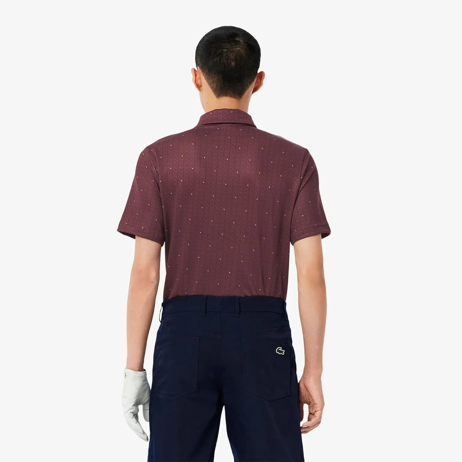 Lacoste Men's Anti-uv Printed Golf Polo Shirt