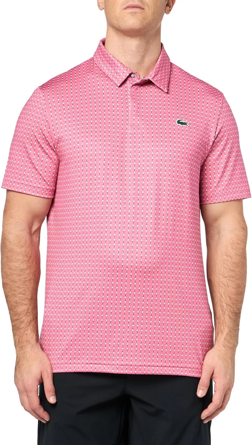 Lacoste Men's Anti-uv Printed Golf Polo Shirt