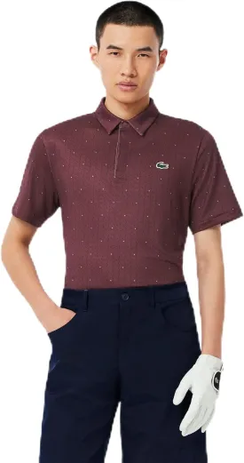 Lacoste Men's Anti-uv Printed Golf Polo Shirt