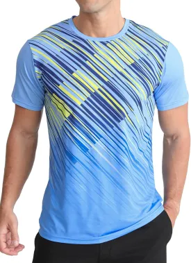 Men's Athletic T-Shirt Performance Gym Shirt Quick Dry Moisture Wicking Running Workout Short Sleeve Tops