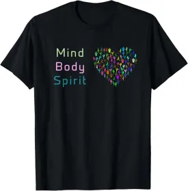 Mind Body Spirit T-shirt. Yoga Tee. Motivational Shirt.