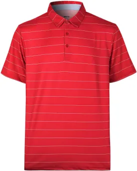 MOHEEN Golf Shirts for Men Lightweight Dry Fit Print Moisture Wicking Performance Short Sleeve Sports Polo Shirt