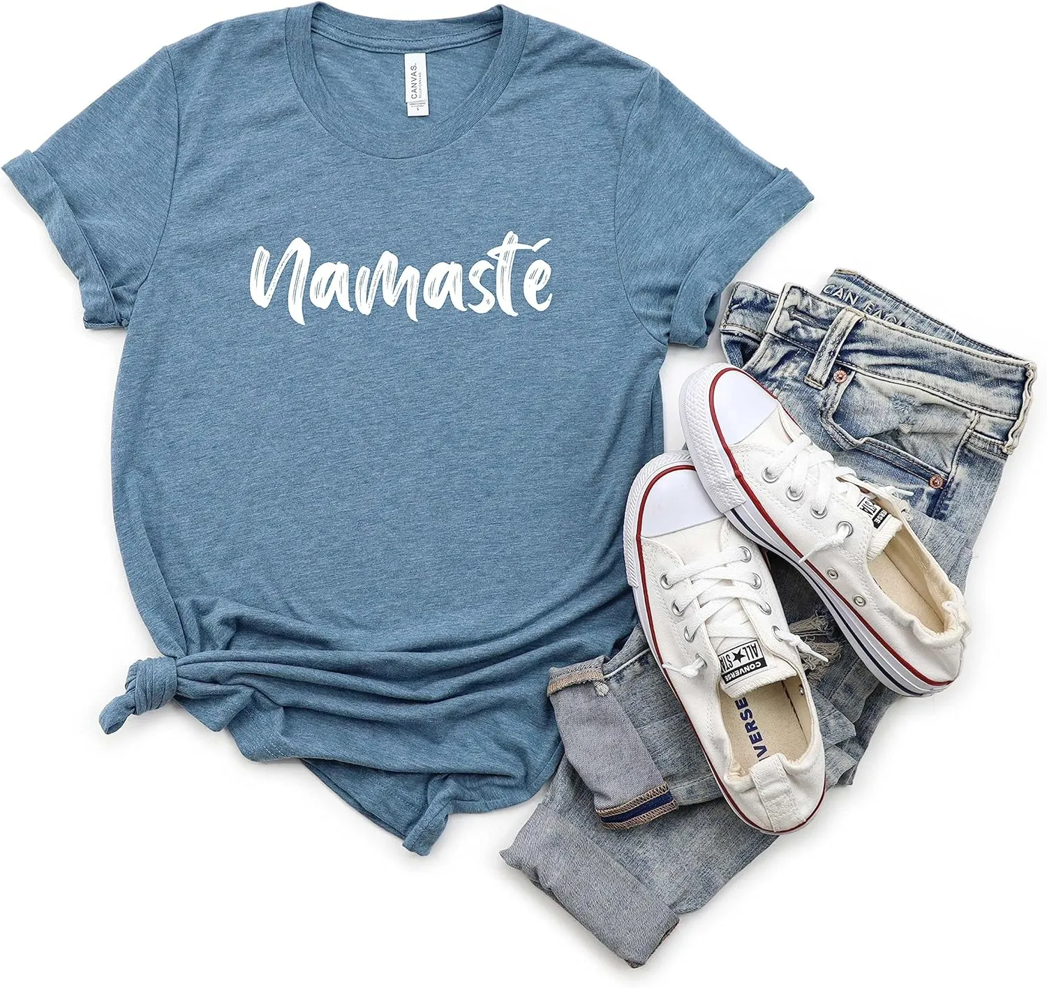 Namaste Shirt. Yoga Top. Super Soft and Comfy Unisex T-Shirt. Yoga Shirt.