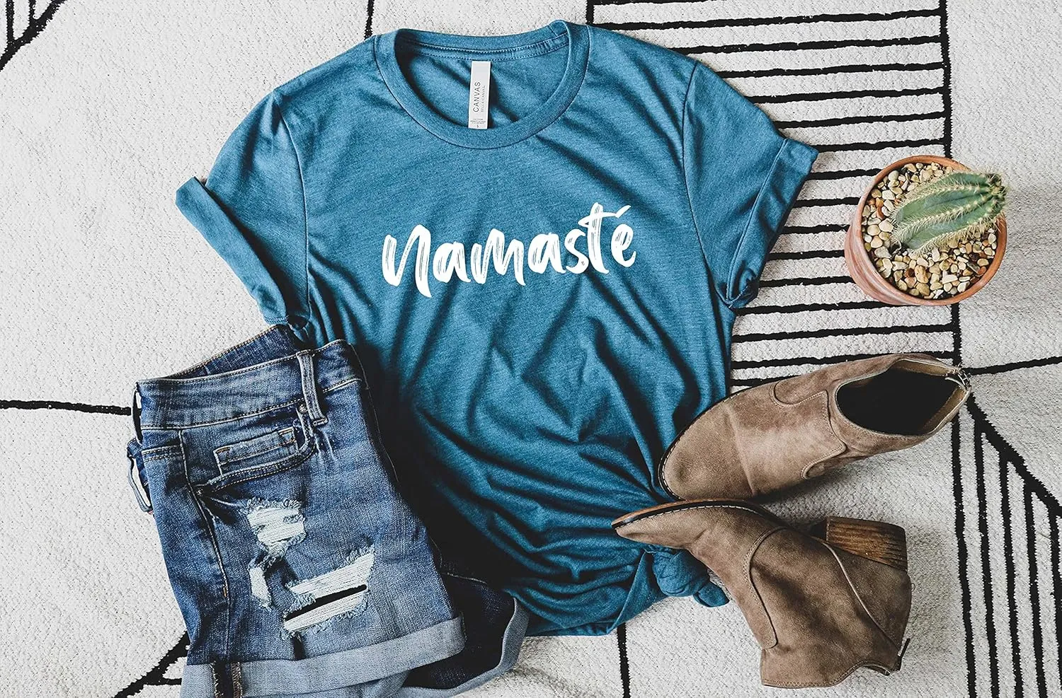 Namaste Shirt. Yoga Top. Super Soft and Comfy Unisex T-Shirt. Yoga Shirt.
