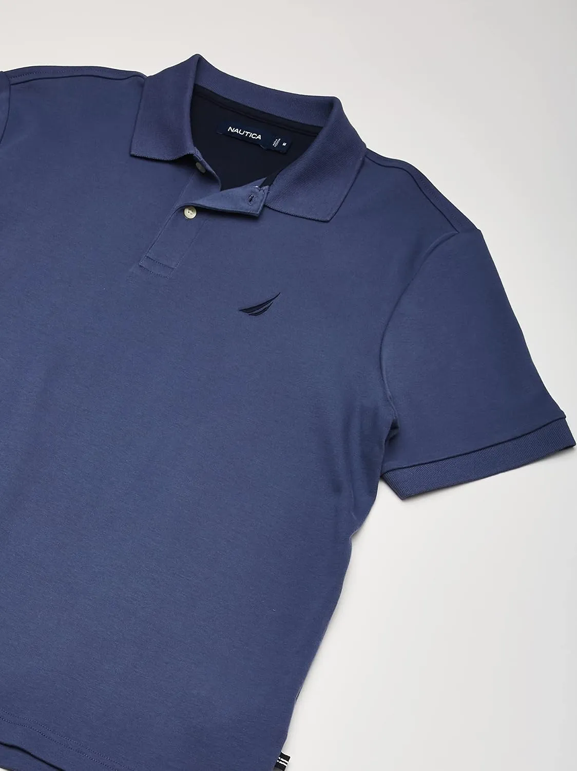 Nautica Men's Classic Fit Short Sleeve Solid Soft Cotton Polo Shirt