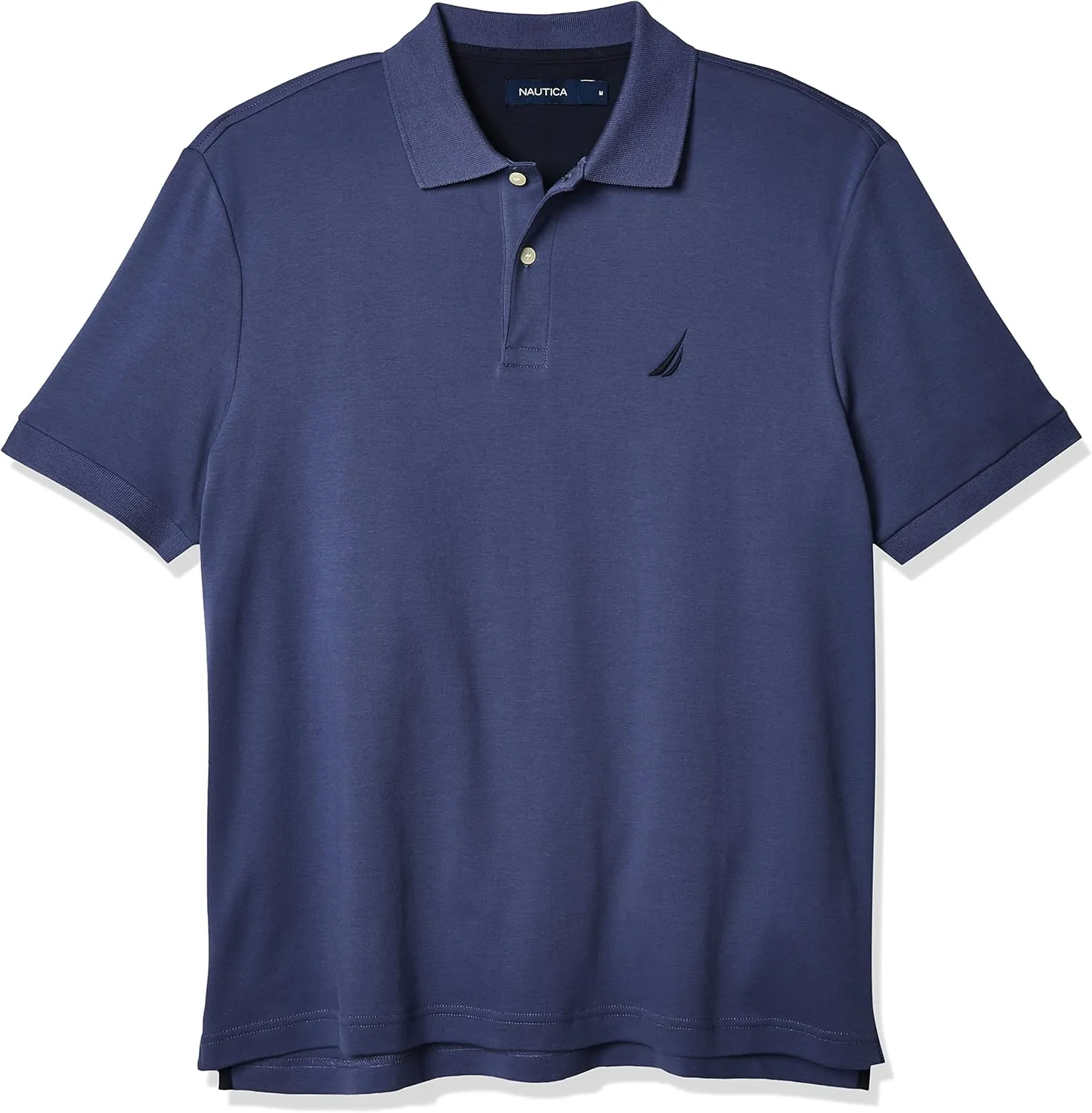 Nautica Men's Classic Fit Short Sleeve Solid Soft Cotton Polo Shirt