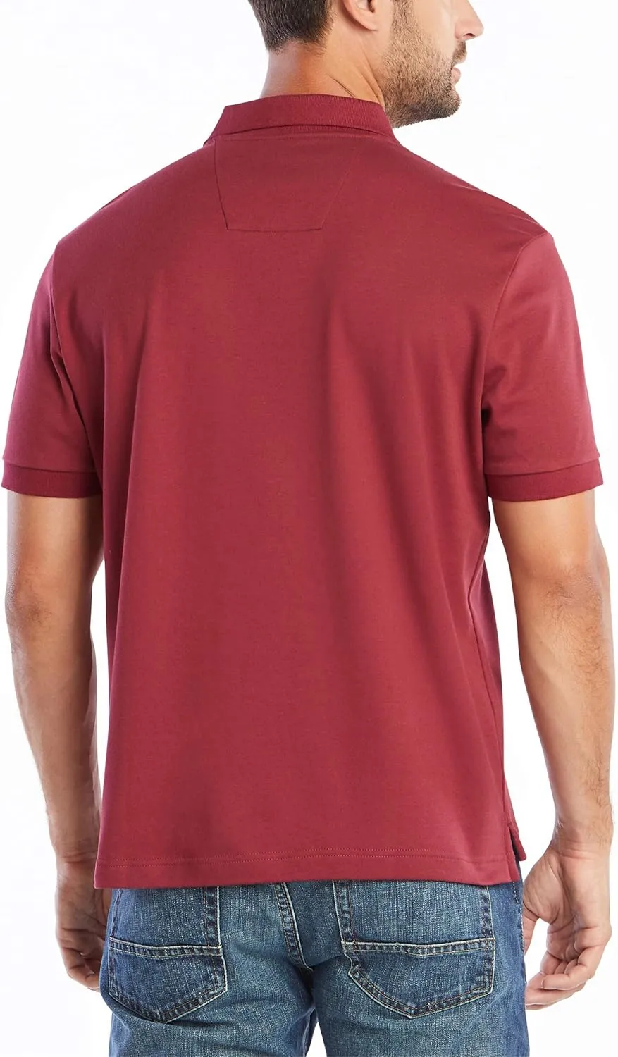 Nautica Men's Classic Fit Short Sleeve Solid Soft Cotton Polo Shirt