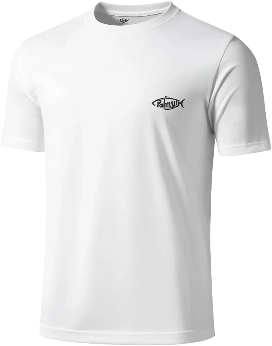 Palmyth Men's Fishing Shirt Short Sleeve T-Shirt Sun Protection UV UPF 50  Tee