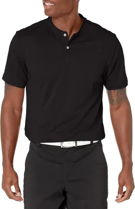 PGA TOUR Men's Pique Short Sleeve Golf Polo Shirt with Casual Collar
