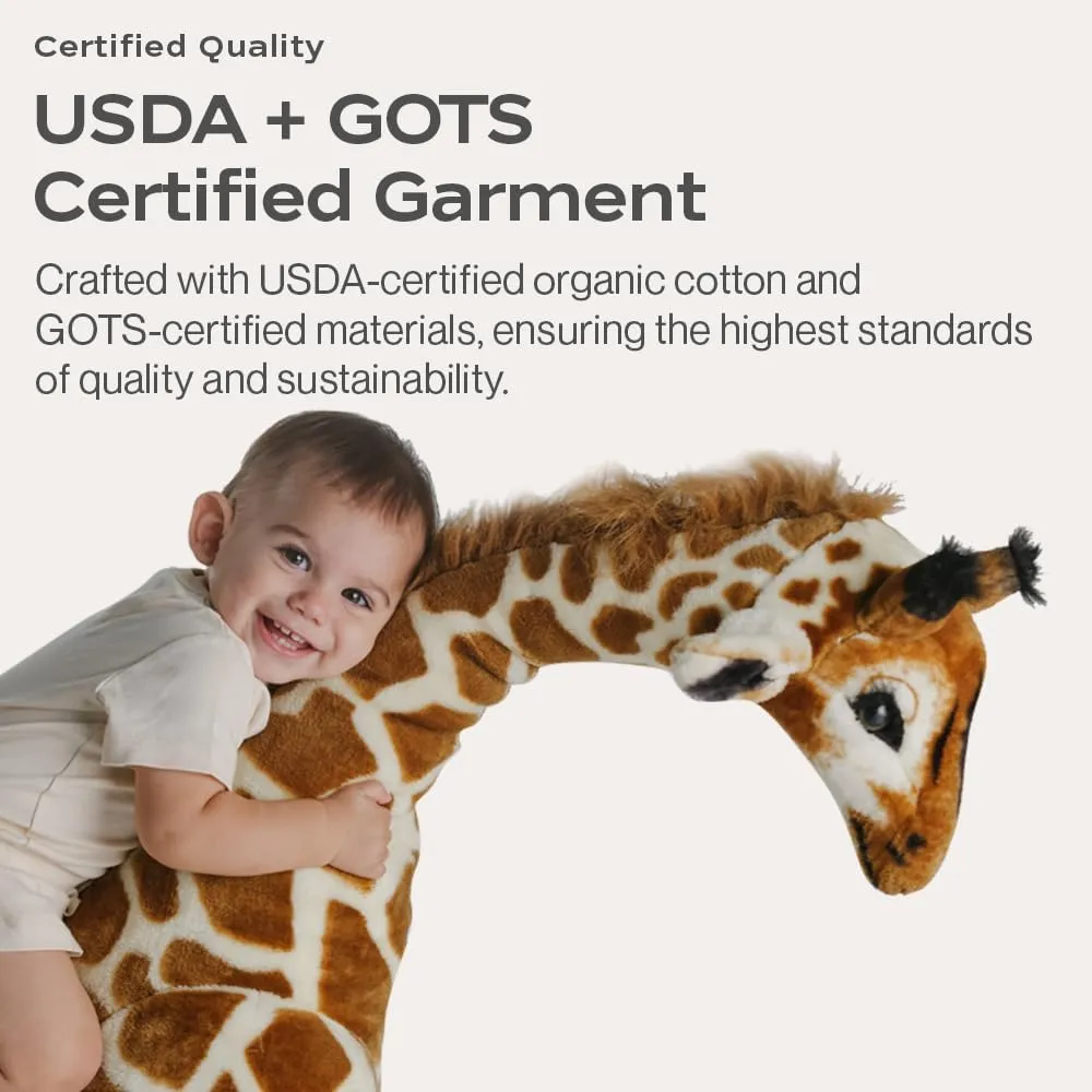 Premium Long Sleeve Bodysuit - Buttery Soft 100% Pima Cotton Baby Bodysuit with Collar - Organic Cotton Baby Clothes