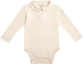 Premium Long Sleeve Bodysuit - Buttery Soft 100% Pima Cotton Baby Bodysuit with Collar - Organic Cotton Baby Clothes
