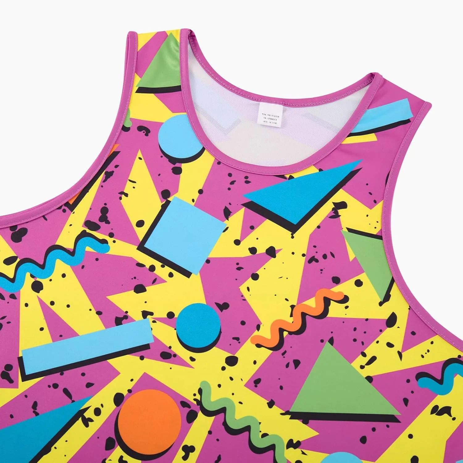 RAISEVERN Mens Funny Tank Tops 3D Graphic Sleeveless Summer Sports Gym Workout T-Shirt