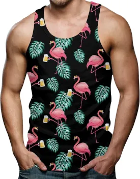 RAISEVERN Mens Funny Tank Tops 3D Graphic Sleeveless Summer Sports Gym Workout T-Shirt