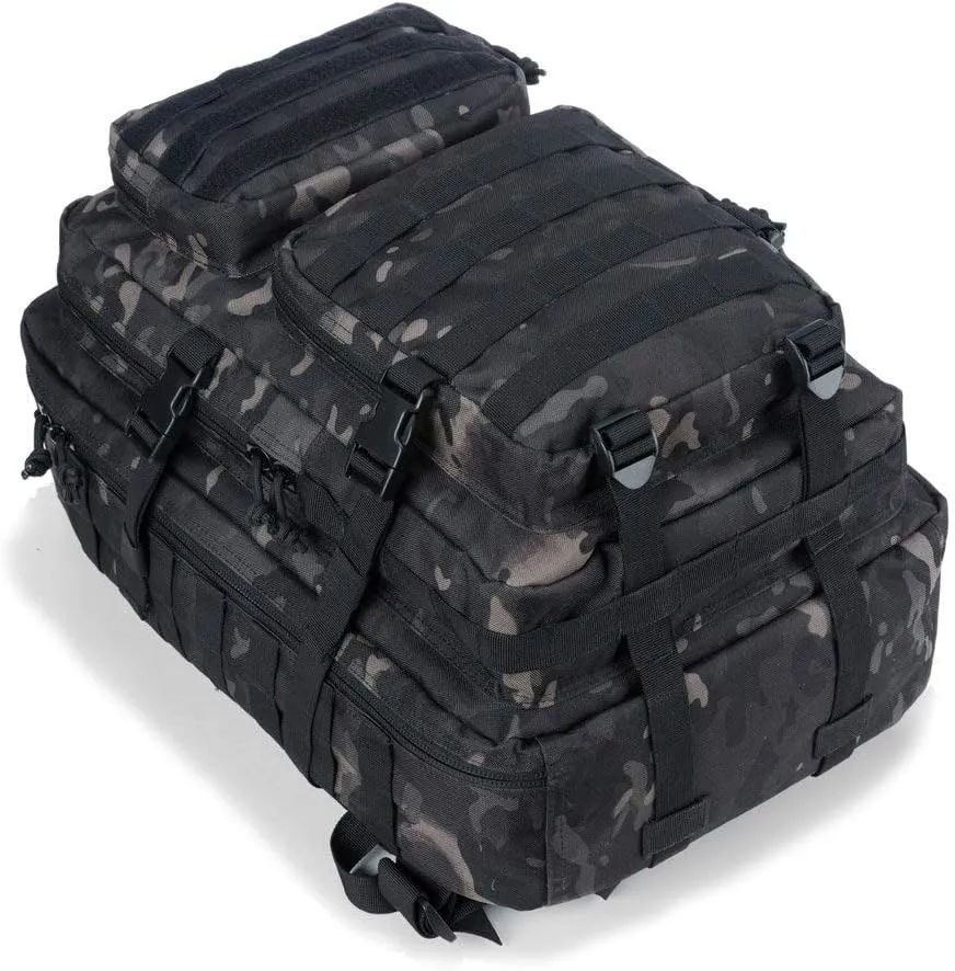 REEBOW GEAR Military Tactical Backpack Large Army 3 Day Assault Pack Molle Bag Backpacks (ACU Camo)