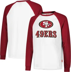 Ultra Game Adults NFL Official Super Soft Raglan Baseball Long Sleeve T-Shirt