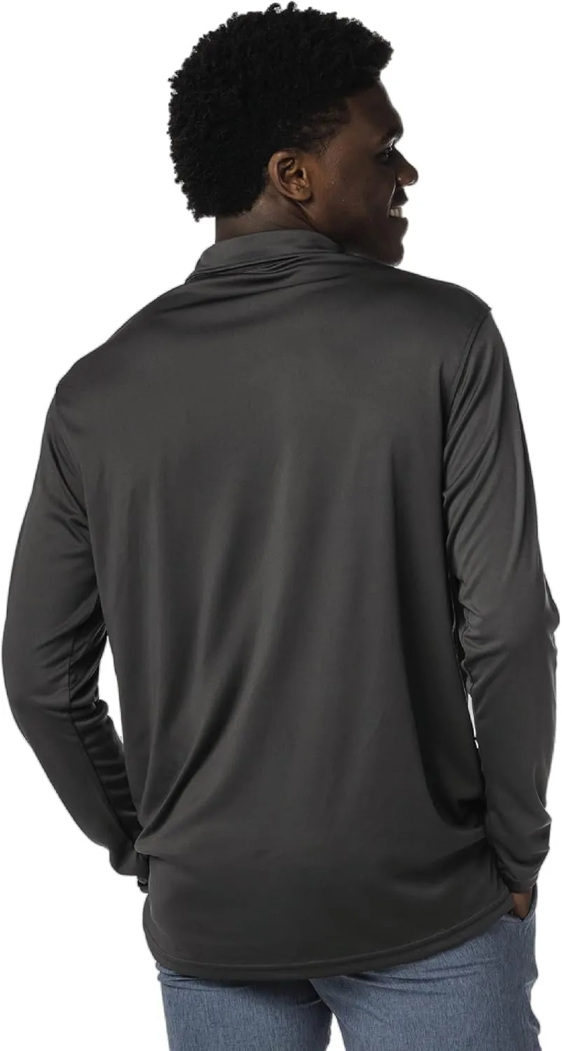 Vapor Apparel Men's UPF 50  UV Sun Protection Long Sleeve Polo