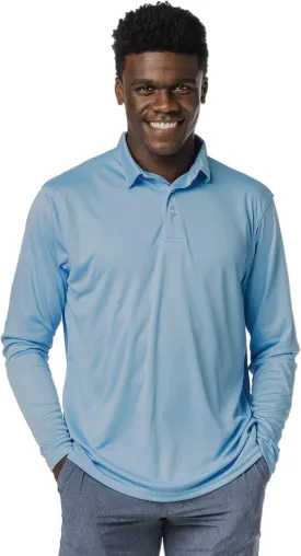 Vapor Apparel Men's UPF 50  UV Sun Protection Long Sleeve Polo