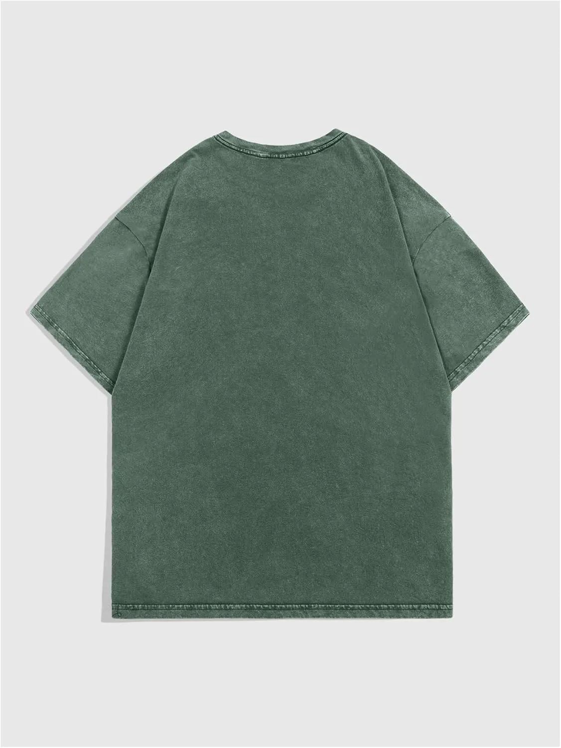 Verdusa Men's Letter Graphic Drop Shoulder T Shirts Casual Round Neck Tee Top