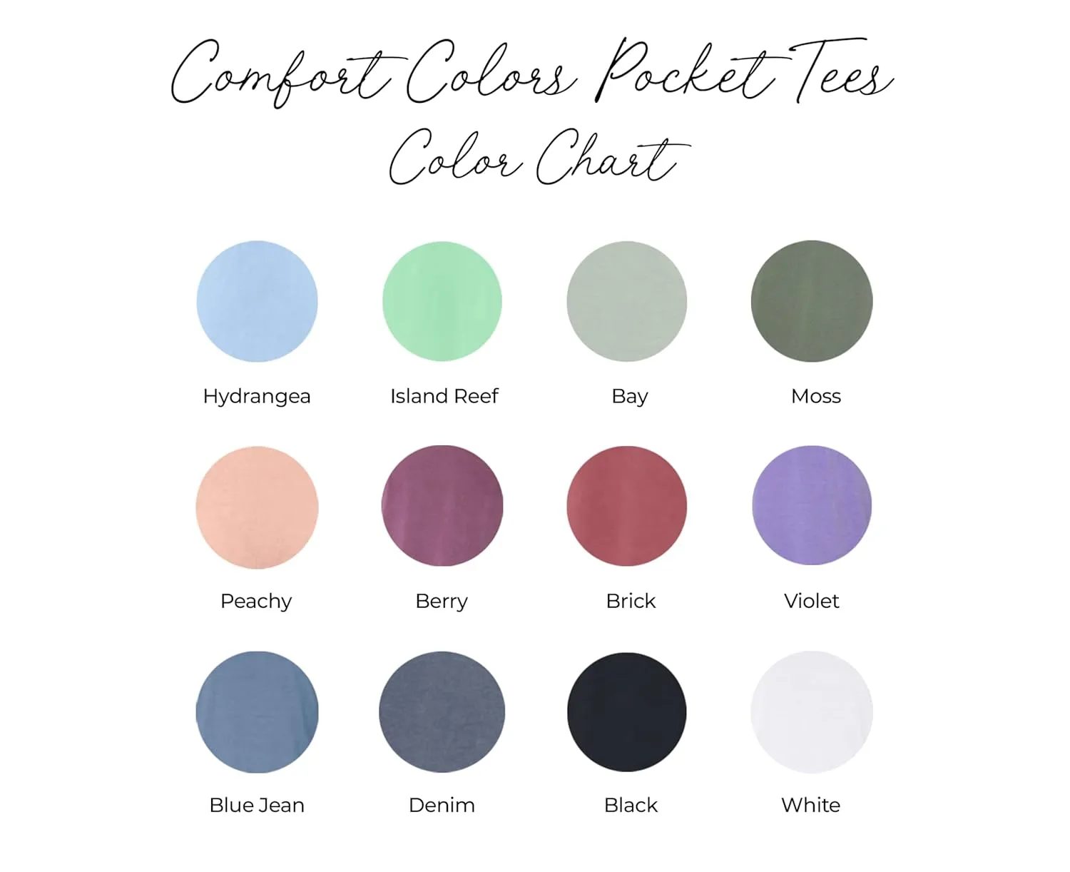Wildflowers Pocket Shirts for Women Garment Dyed Botanical Plant T-Shirt Flower Graphic Tee Casual Short Sleeve Tops Tee