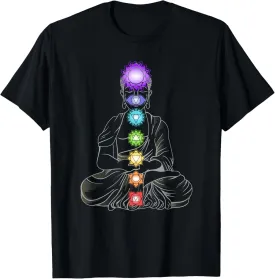 Yoga Meditation Spiritual Body Energy Centres Chakra T-Shirt